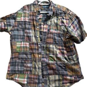 Ralph Lauren Patchwork Plaid Shirt - Multicolor